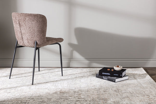 Rectangular Carpet CLEO Polyester 230x160 Silver