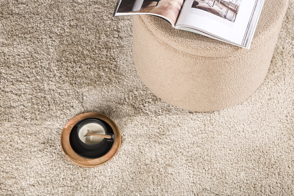 Rectangular rug WALTER Polypropylene 290x200cm-Beige
