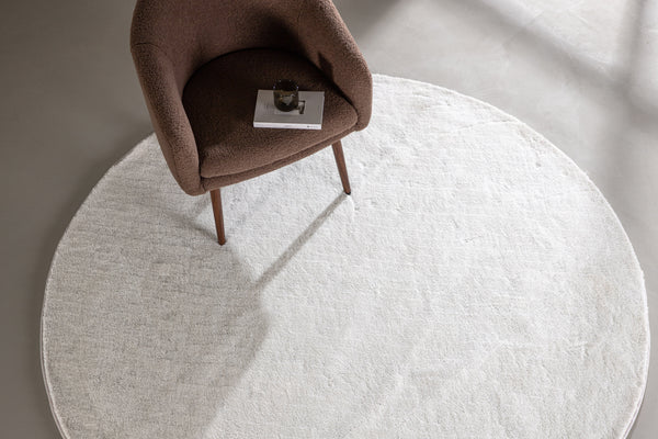 Round rug UNDRA Polyester ⌀200-White