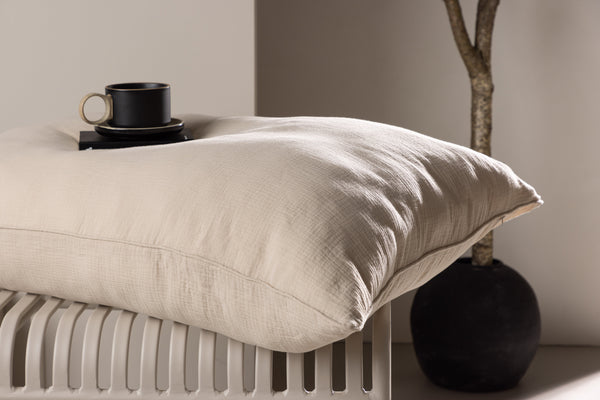 Kuddfodral TYRA Bomull 70x100cm-Beige