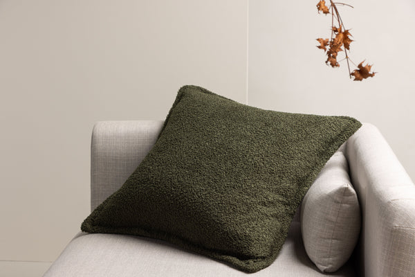 Kuddfodral TUVA Polyester 60x60cm-Mörkgrön