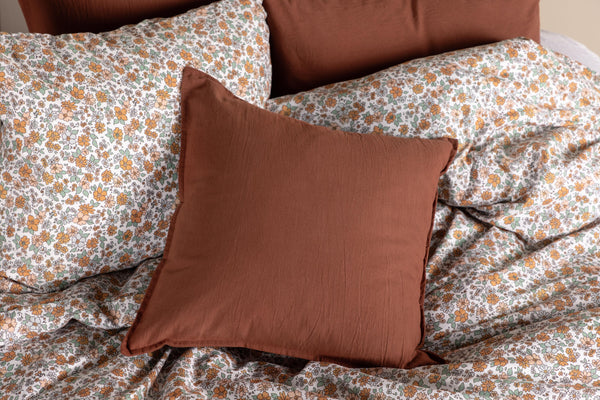 Kuddfodral RONJA Bomull 45x45cm-Roastigt
