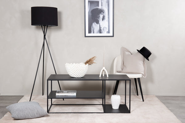 Soffbord STAAL 50x120cm-Stål Svart