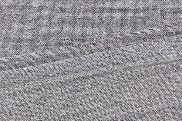 Rechteckiger Teppich GANGA Wolle 240x170cm-Grau