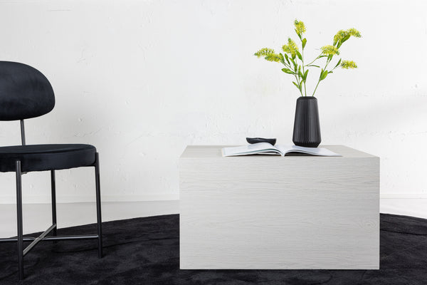 Soffbord YORK 40x80X60cm-MDF Vitputsad