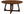 Soffbord HELLERUP MDF Ø75x36 cm Brun