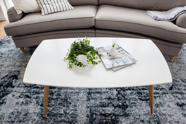 Soffbord PLAZA 70x120cm-MDF Vit