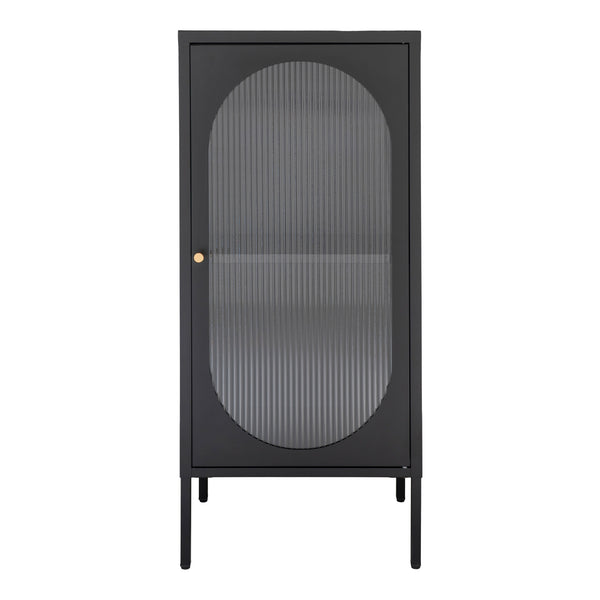 Cabinet ADELAIDE Glass 35x50x110 Black