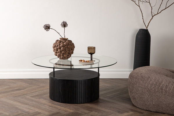 Couchtisch BOVALL ⌀90cm-Glas