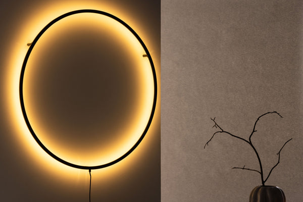 Vägglampa SÖRMJÖLE X JOSEFIN LUSTIG Aluminium LED-Svart