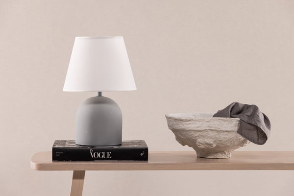 Bordslampa STYRSÖ Betong E27-Grå