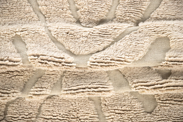 Rektangulär Matta TRONDHEIM X JOSEFIN LUSTIG Ull 240*170 Beige
