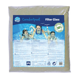 Hållbar Pool Filterglas COMFORTPOOL Glaspärlor 20kg